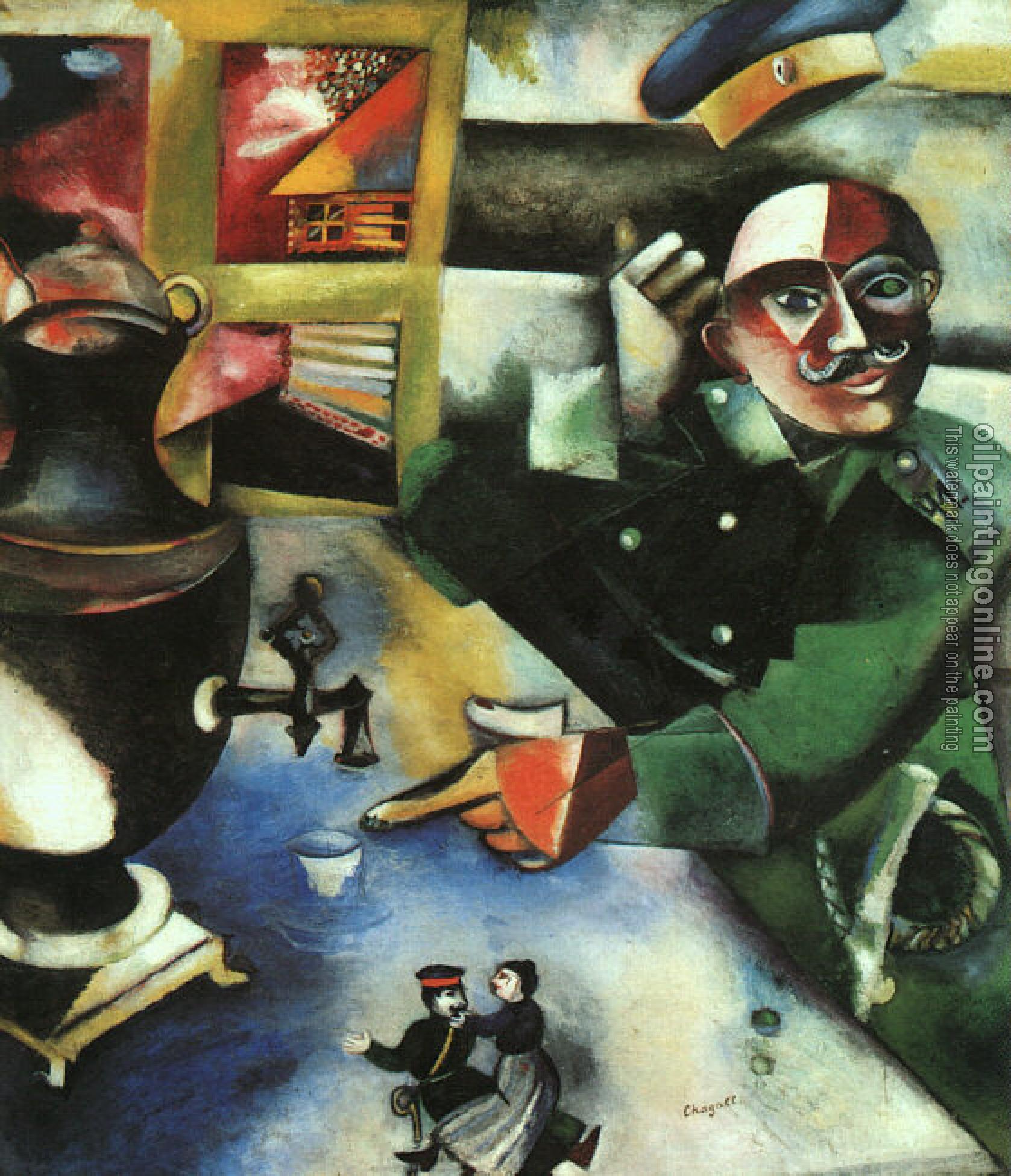 Chagall, Marc - The Soldier Drinks